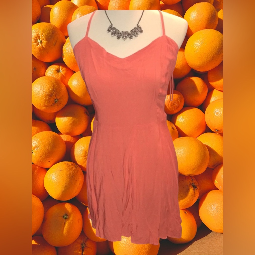 Brand new orange Aeropostale flowy dress xl